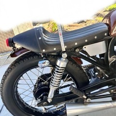 カフェレーサーシート　SR400 GB250 などの画像