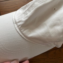 白いキャップ☆メンズレディースの画像