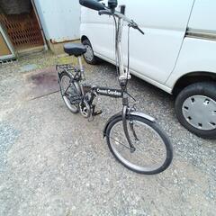 あまり乗っていません。20インチ折り畳み自転車