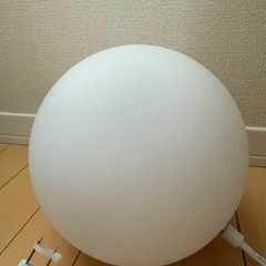 美品【ニトリボールランプ】の画像