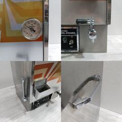  I.C-200 タオル蒸し器/ タオルスチーマー/タオルウォーマー/理容店/床屋/100V/ 滅菌・殺菌/二重構造/本体/C0EQ0117の画像