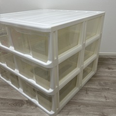 ニトリ　衣装ケース　収納　押入れ　引き出し　3段　2つセット　の画像