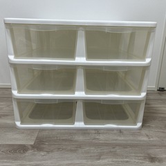 ニトリ　衣装ケース　収納　押入れ　引き出し　3段　2つセット　の画像
