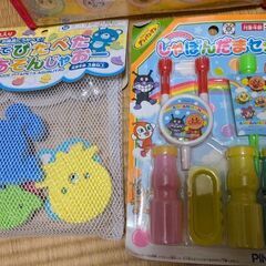 アンパンマン　おえかきバッグ　シャボン玉　お風呂遊び　おもちゃセットの画像