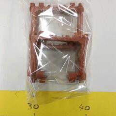 0516-027 プラレール　橋脚　茶色3点セット