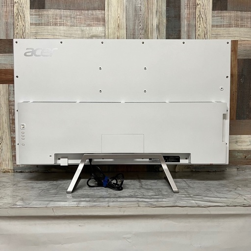 即日受渡❣️acer43型4K液晶ディスプレイ ホワイト鮮明な映像表示21500円