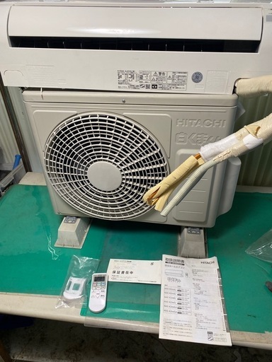 中古品美品 2017年製　日立ルームエアコン　セパレート室内ユニット