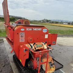 【福岡県みやま市】動画あり 豆用脱粒機 BTH ビーンスレッシャ...