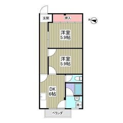 😍初期費用5万円のみ🔶フリーレント1ヶ月⭐️敷・礼ゼロ！🔶…