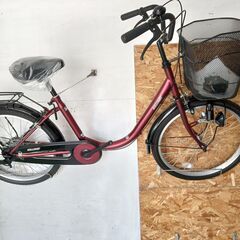 ＜整備済み新古車＞　22インチ ママチャリ自転車 切替なし