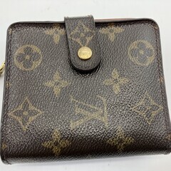 ルイヴィトン モノグラム コンパクトジップ 二つ折り財布 M61...