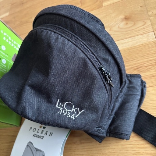 LuCky POLBAN ADVANCE ヒップシート デニムブラック