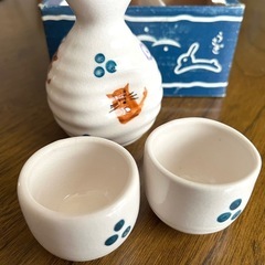 新品 ねこ おちょこセットの画像