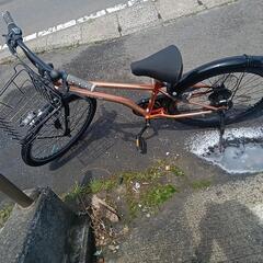 24インチギヤ付き自転車