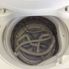 JT10828【SHARP/シャープ 4.5㎏洗濯機】2018年製 ES-GE4B 家電 洗濯 簡易乾燥付の画像
