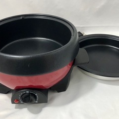 電気ミニプレート グリル鍋 APN-10G(R) ※蓋なし品の画像
