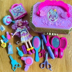 プリキュアグッズ➕ヘアサロンセット