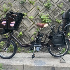 電動アシスト自転車　Panasonic ギュットクルーム3人