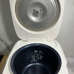 ☆値下げ☆I 2505-436 ニトリ マイコン炊飯ジャー BN201WH 2022年製 3合炊き 通電確認済み キズ 汚れありの画像