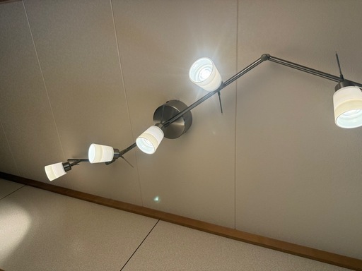 IKEA シーリングスポットライト 5スポット, ニッケルメッキ