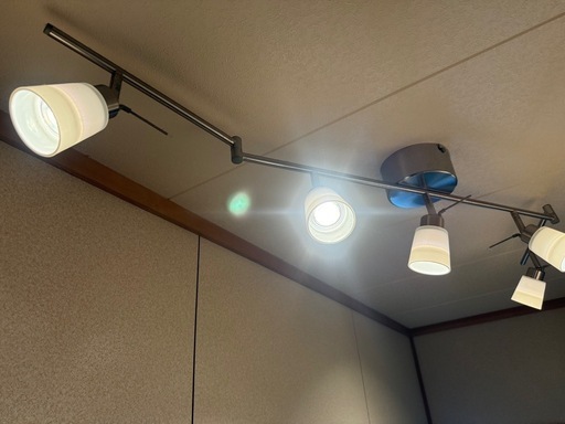 IKEA シーリングスポットライト 5スポット, ニッケルメッキ