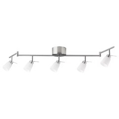 IKEA シーリングスポットライト 5スポット, ニッケルメッキ
