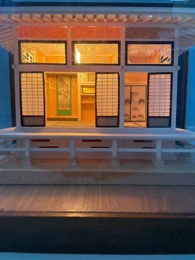 熊本伝統工芸 山鹿灯籠 肥後山鹿 和紙の芸術 和室 床の間 茶道室 正月 照明付 熊本伝統工芸 山鹿灯籠 肥後山鹿 和紙の芸術 和室 床の間 茶道室
