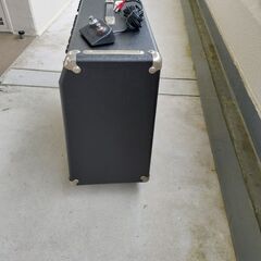 ～5/18 48000円⇒25000円 　名機！YAMAHA ヤマハ ギターアンプ F100-212 音響機材 オーディオ ＋ 2ボタンフットスイッチ 中古 動作品 コマ&カバー付きの画像