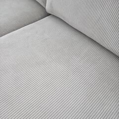 ★ジモティ割あり★  ソファー グレー H73×D83×W156 クリーニング済み OJ9303の画像