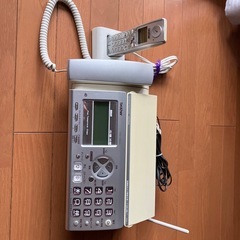 FAX付き電話機　子機付き
