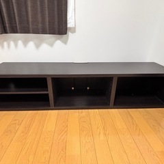 テレビボード 180×40×40 ダークブラウン