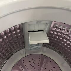 Haier/ハイアール 全自動洗濯機 2022年製 JW-U55HK 5.5㎏ ホワイト ピンク 洗濯機 札幌 東区 店頭引取り歓迎の画像