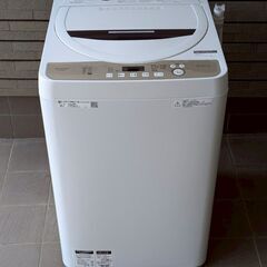 SHARP☆美品☆2020年製 6kg シワ抑えコース搭載 全自...