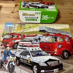 くもんのジグソーパズル【すごいぞ はたらく車】の画像