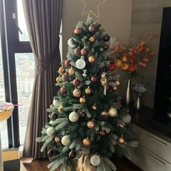 (直接お引き渡しできる方)豪華でシック クリスマスツリー　150cm 