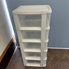 コンパクト収納ケース5段の画像