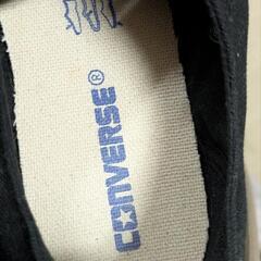 美品!!　CONVERSE スニーカー 黒 ブラック 23.5cmの画像