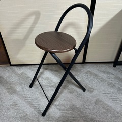 【美品】カインズ 折りたたみ 木製カウンターチェア②