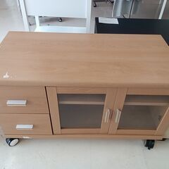 ★ジモティ割あり★  TV台 ブラウン W86×D42×H50 ...