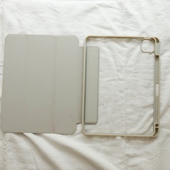 iPadケース★マグネット分離式ケース★グレー★11インチ★ipadAirの画像