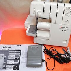 JUKI 【◆差動送り付◆オーバーロックミシン MO-766】整備済み品 現品管理番号：s0514_001wの画像