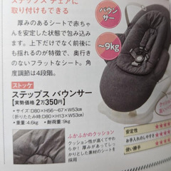 引越しの為最終値下げ　STOKKE ストッケ バウンサー★粉ミルクキューブつき★の画像