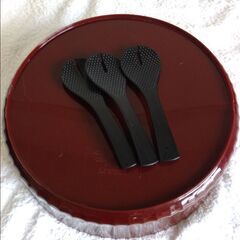 パール金属 すしパーティー 漆器風手巻き・ちらし寿司 4点セット 赤溜 の画像