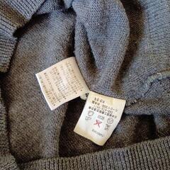 北広島高校　ニット長袖セーター　Lサイズの画像