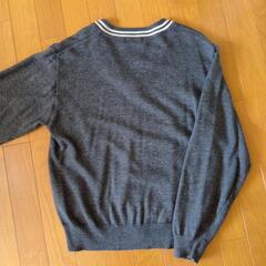 北広島高校　ニット長袖セーター　Lサイズの画像