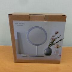 ホリウチ LEDスタンドミラー NAPURE 3色 HL-01 女優ミラー 調光機能付き 開封済み未使用品 鏡 札幌市 西区 西野店の画像