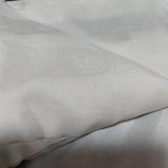 【引取限定】花柄紺色小紋着物　和服　和装　青　桜　ピンクの画像