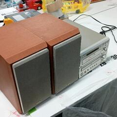 0516-039 DENON D-MS3 ミニコンポ CD.MD再生　※スピーカーコード　リモコンなし　