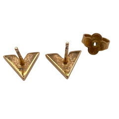 ルイヴィトン LOUIS VUITTON ピアス エセンシャルV M68153 ゴールド
