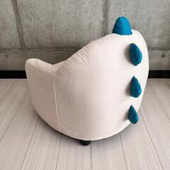 シングルソファ　子供用　白色の画像
